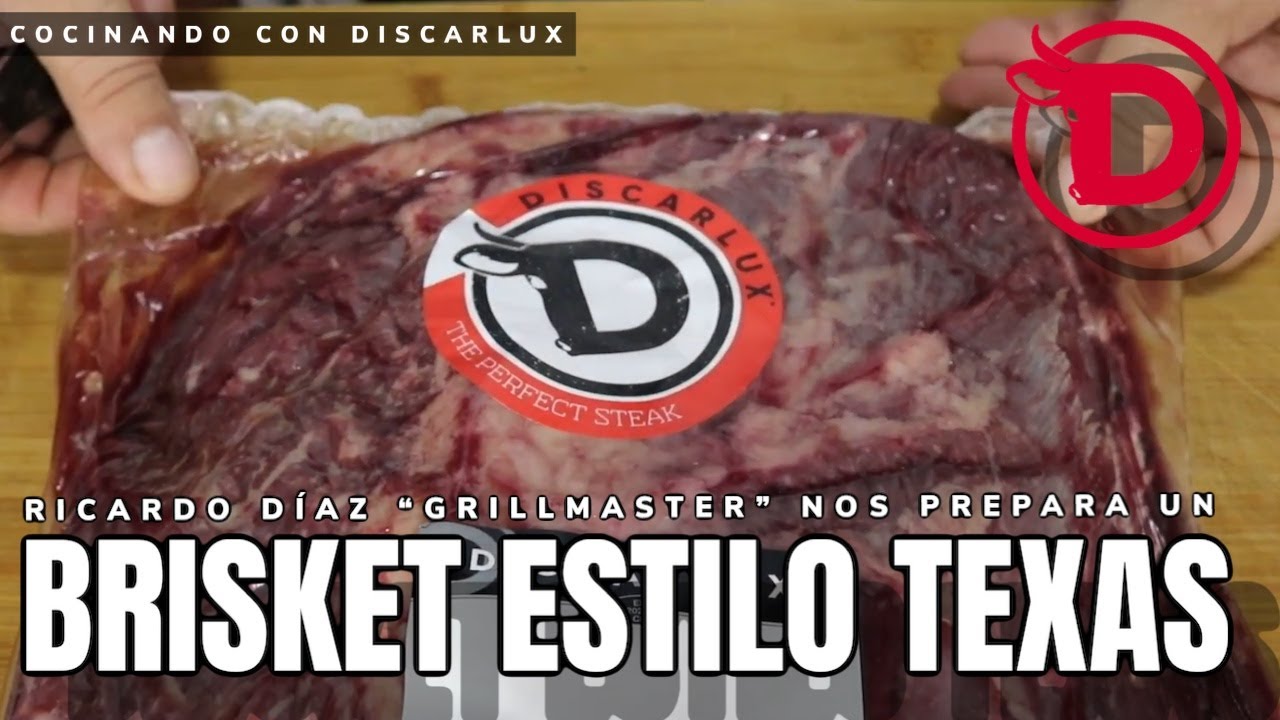 Cocinando con DISCARLUX un  BRISKET de vaca al estilo Texas by Grill Master Ricardo Díaz