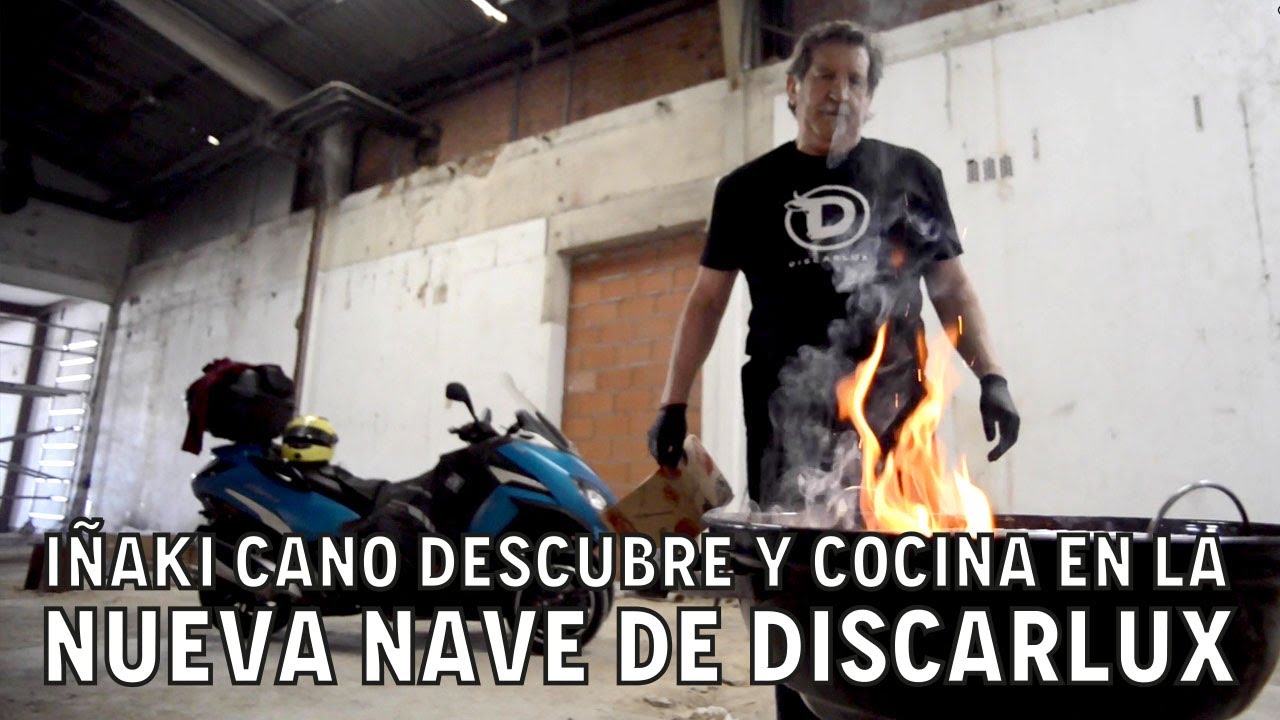 Iñaki Cano se marca un chuletón en la nueva nave de Discarlux.