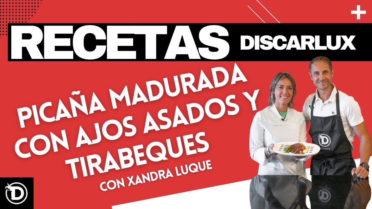 Picaña madurada con ajos asados y tirabeques