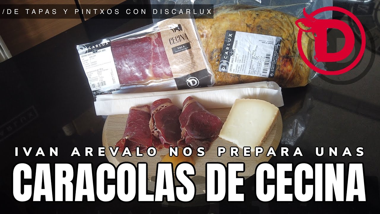 CARACOLAS DE CECINA DISCARLUX CON QUESO