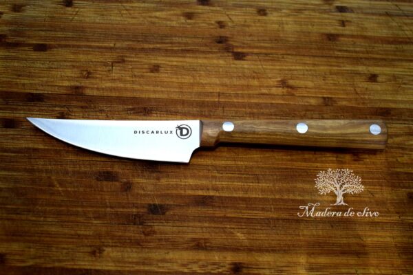 cuchillo discarlux mango madera olivo