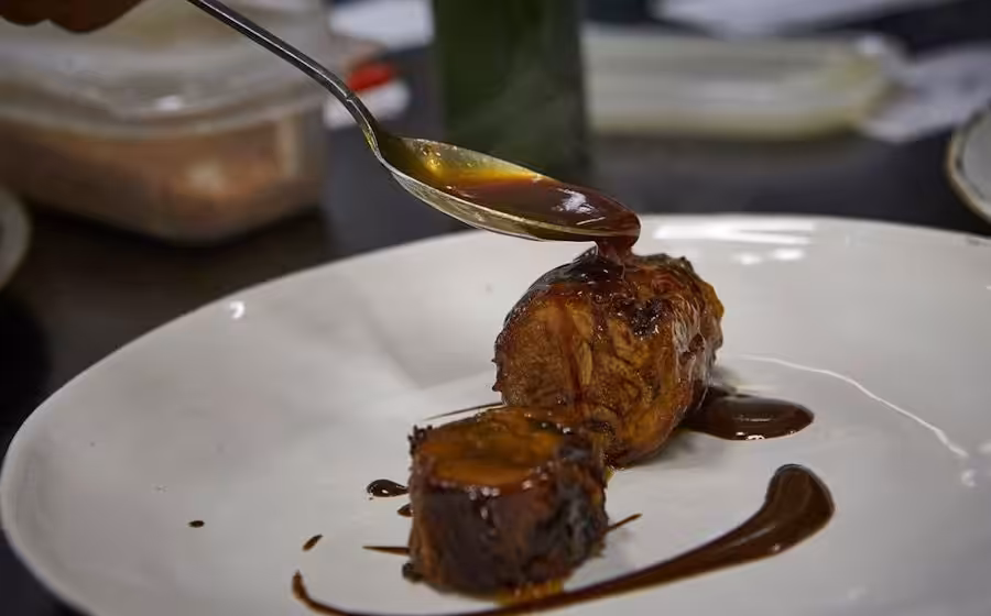 huerta plato de cordero